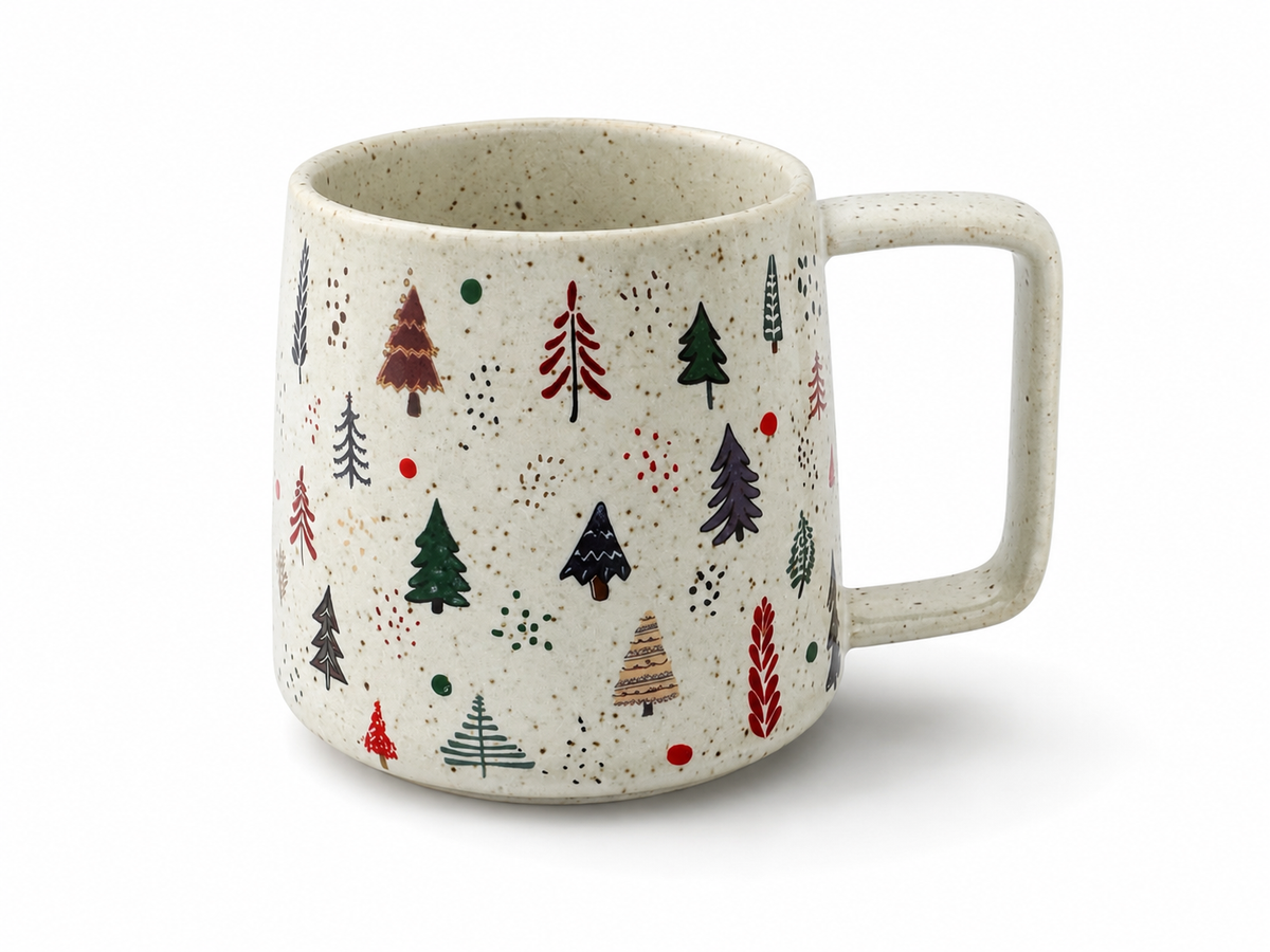 Festive Fir Stoneware Mug