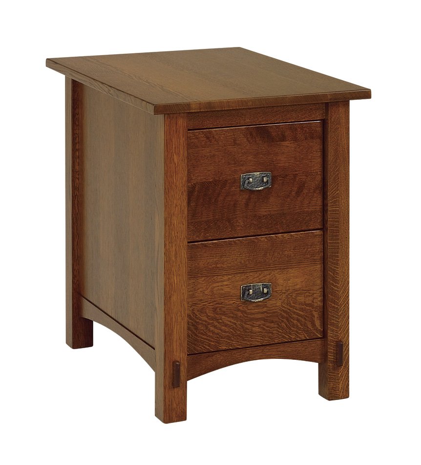 amish springhill two drawer file cabinet