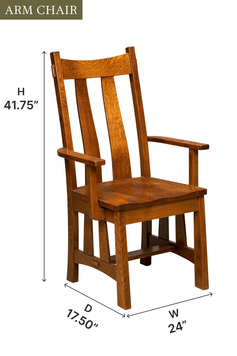 Amish Fremont Dining Chair-Dining Chair-The Amish House