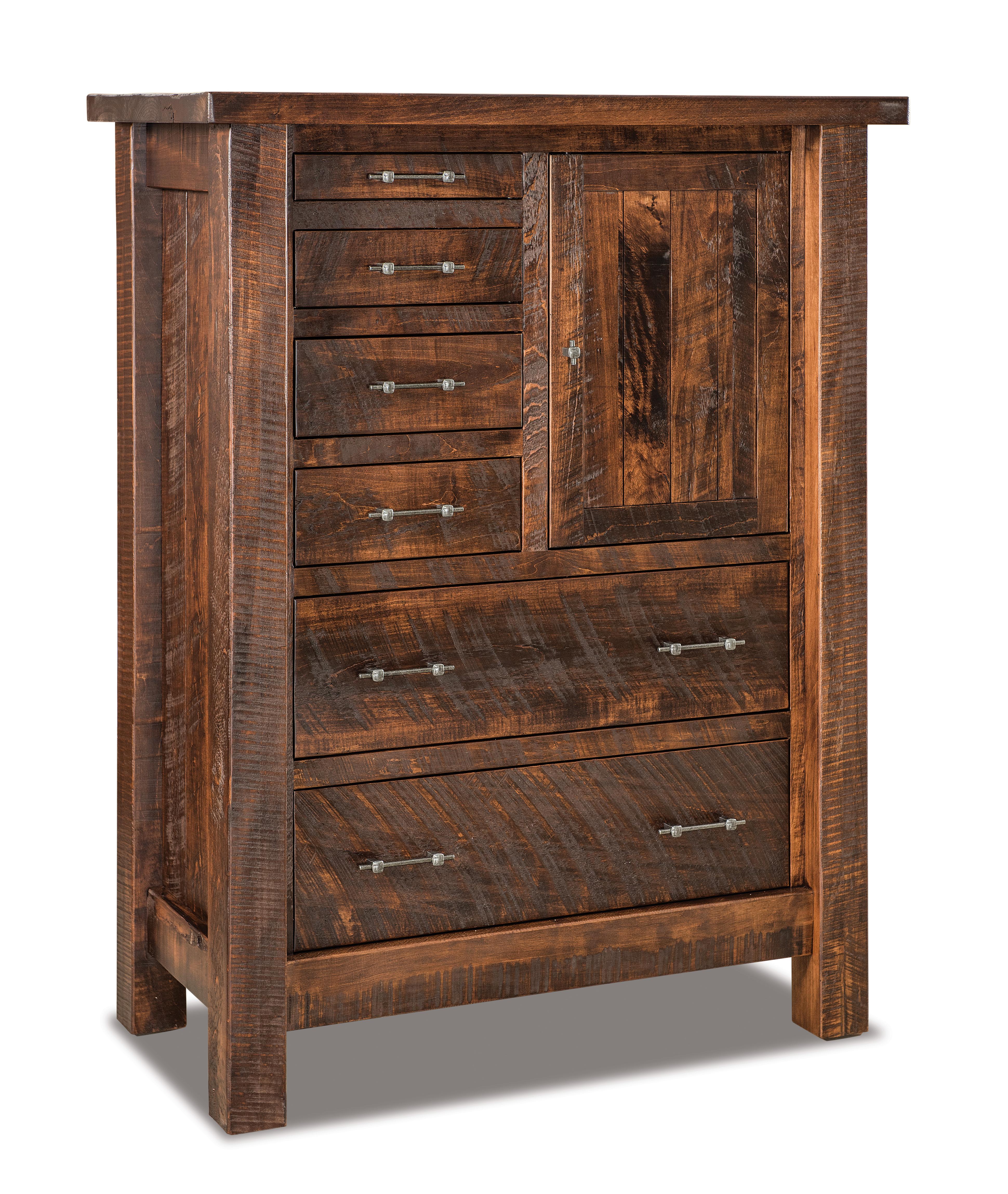 Amish Vandella Six Drawer One Door Gentleman’s Chest