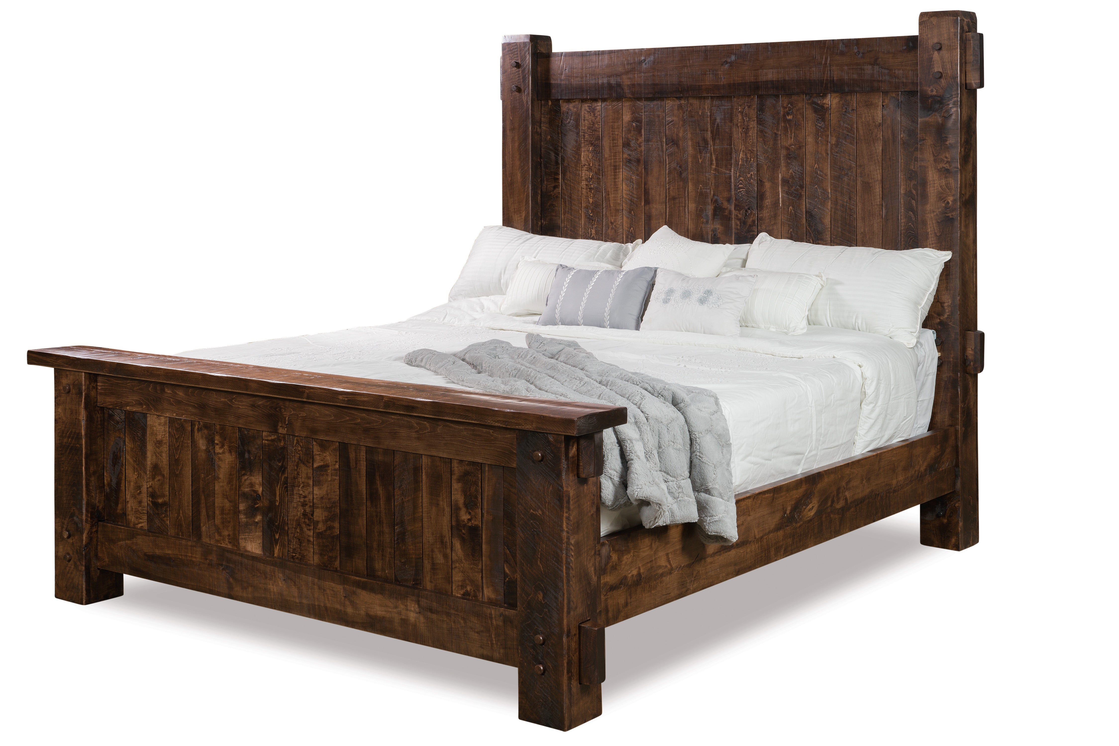 Amish Grandon Bed with 76" Tall Headboard