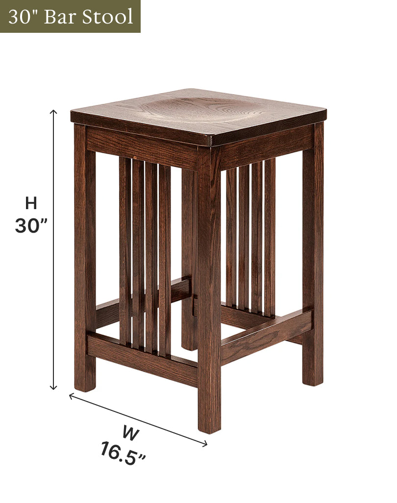 Amish Griffin Bar Stool