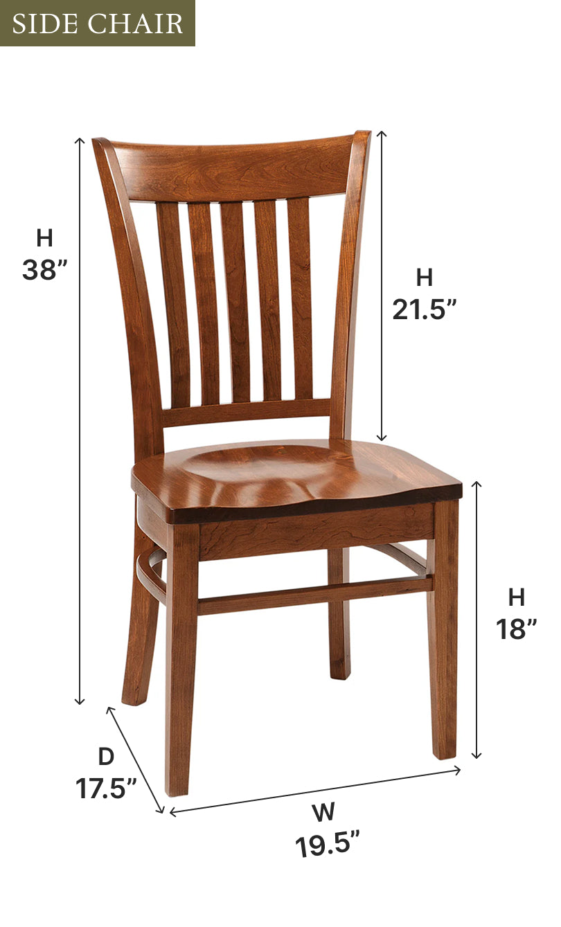 Amish Harper Dining Chair-Dining Chair-The Amish House