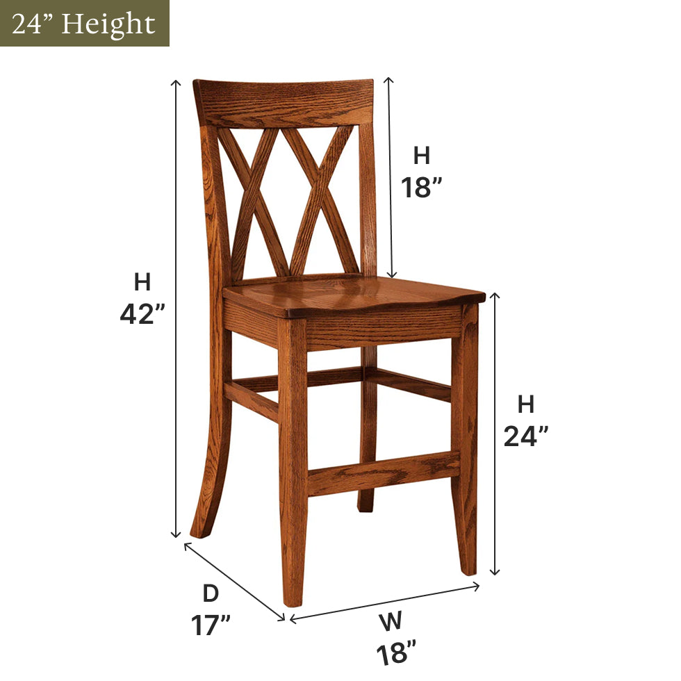 Amish Herrington Bar Chair