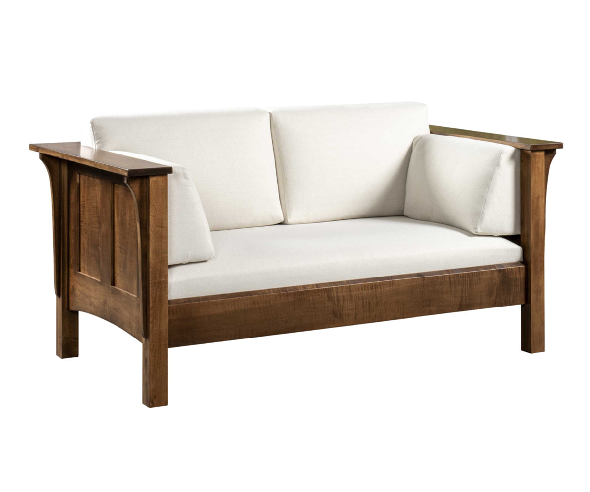 Amish 1675 Series Shaker High Back Love Seat