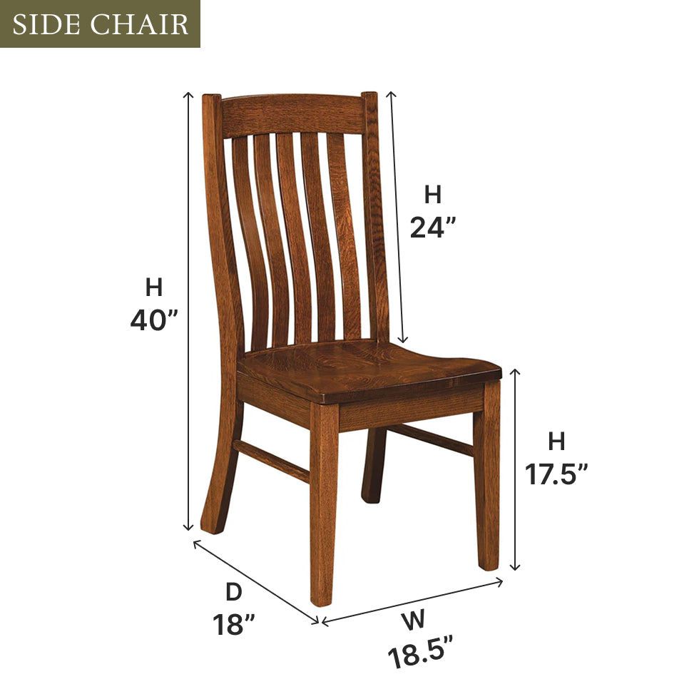 Amish Houghton Chair - Quick Ship-Dining Chair-The Amish House