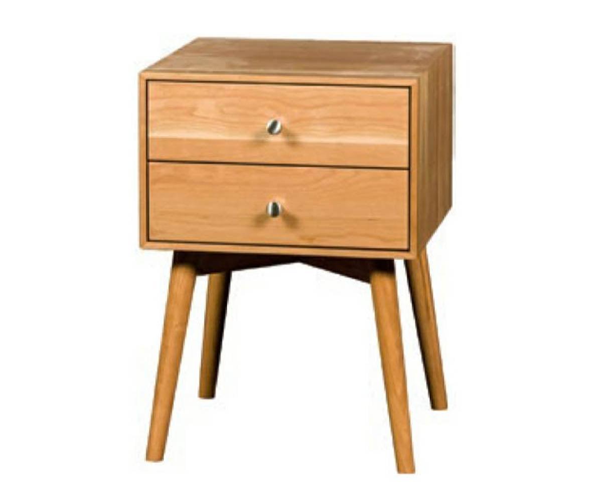 Amish Hudson Two Drawer Nightstand