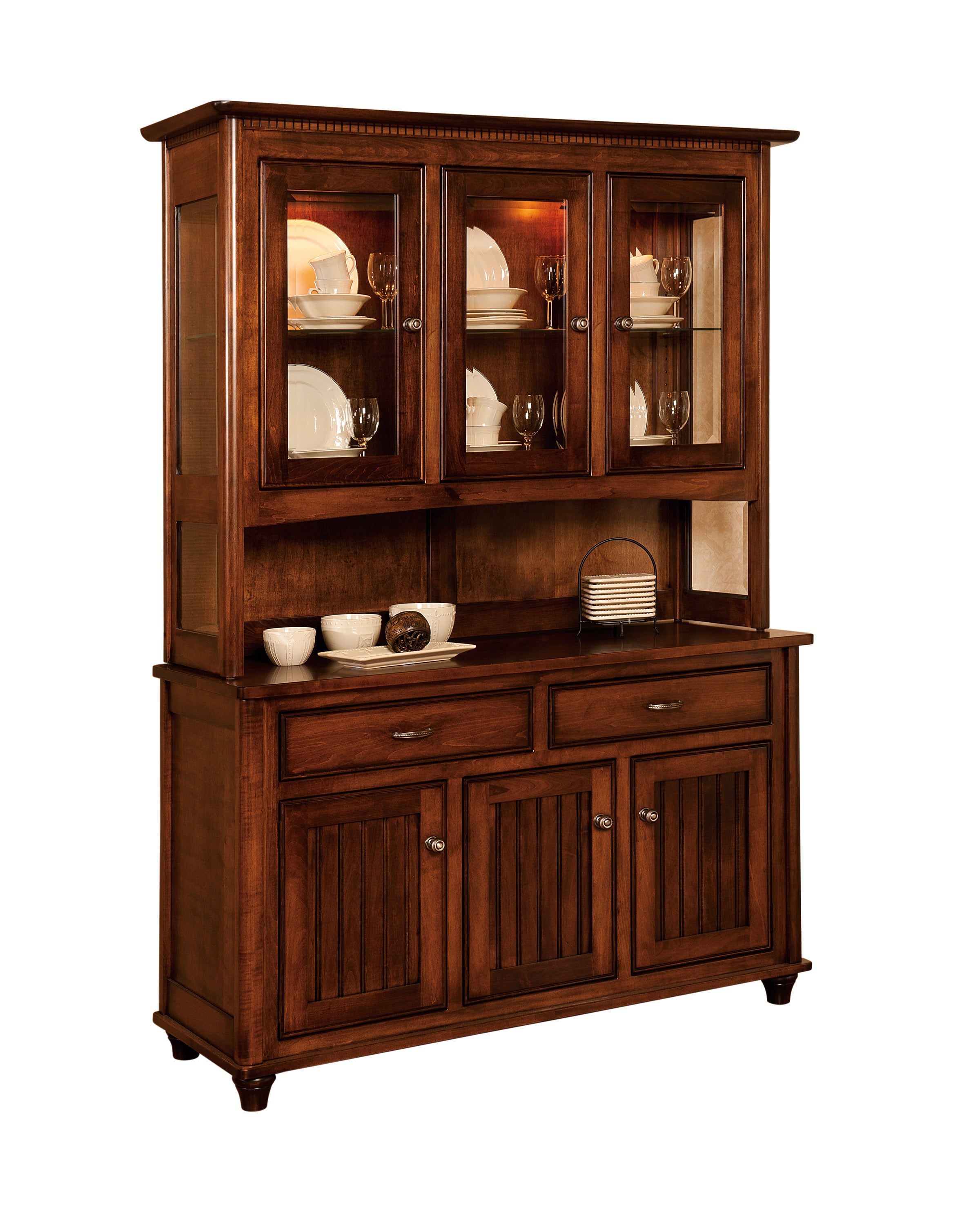 american made amish berkshire hutch