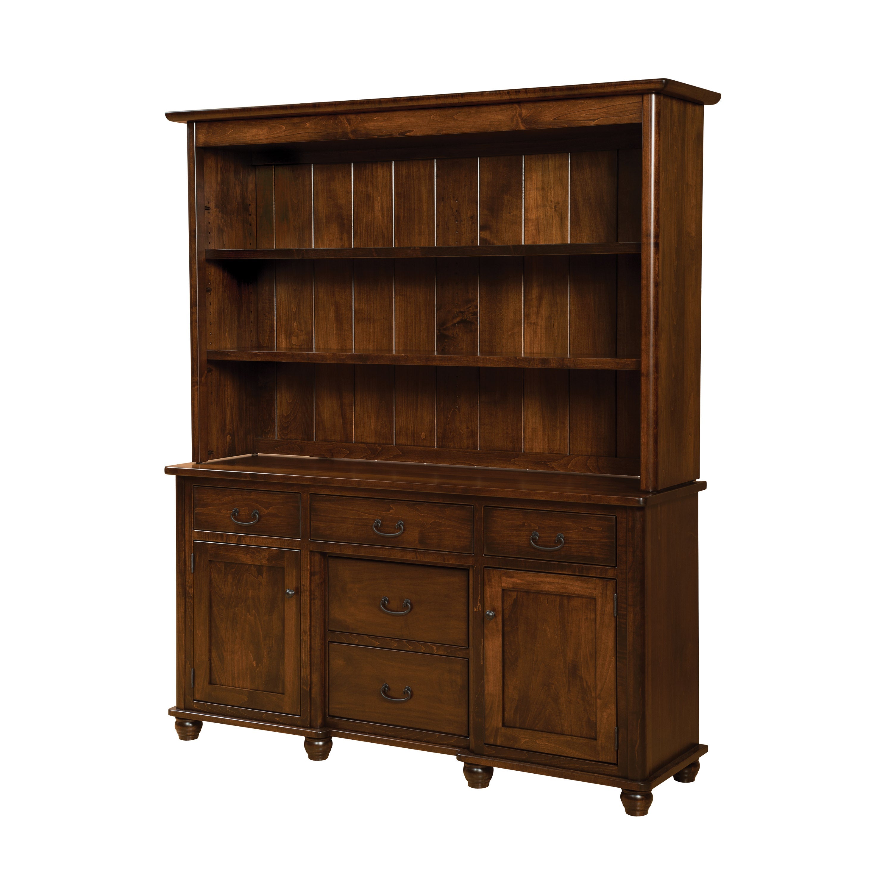 american made amish ava open hutch