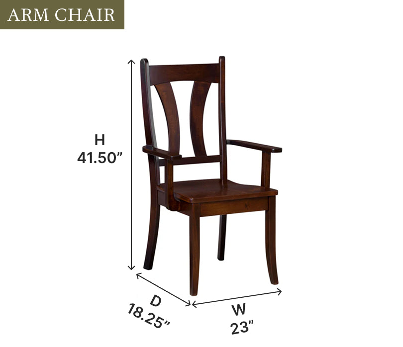 Amish Imperial Dining Chair - Thumbnail 3
