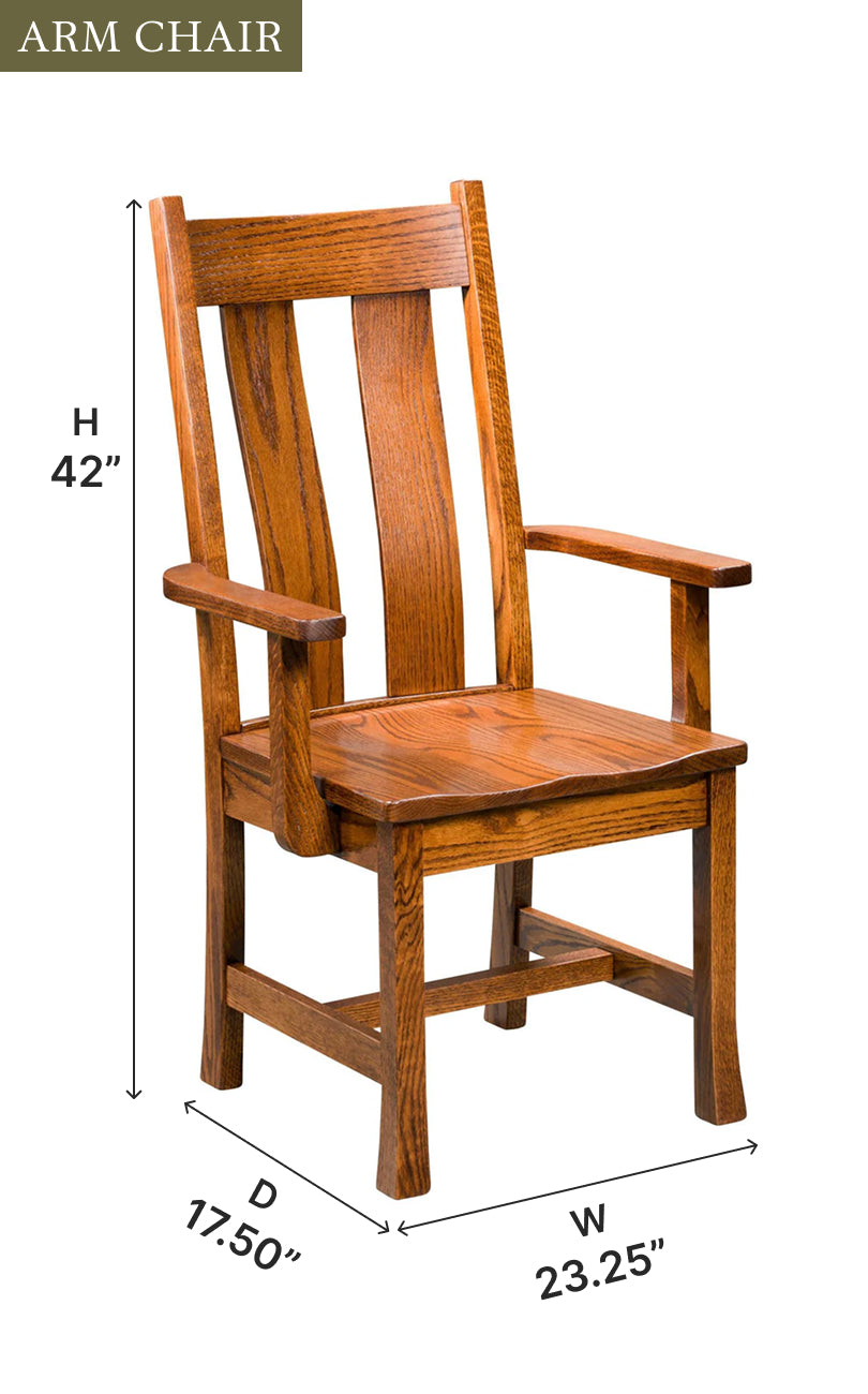 The Amish House Jackson Dining Chair - Thumbnail 3