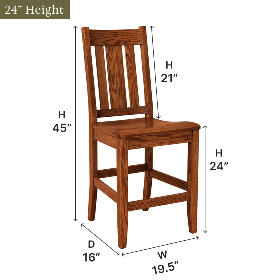 Amish Jacoby Bar Chair