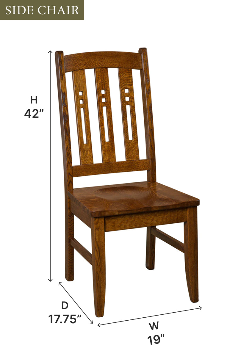 Amish Jamestown Dining Chair - Thumbnail 4