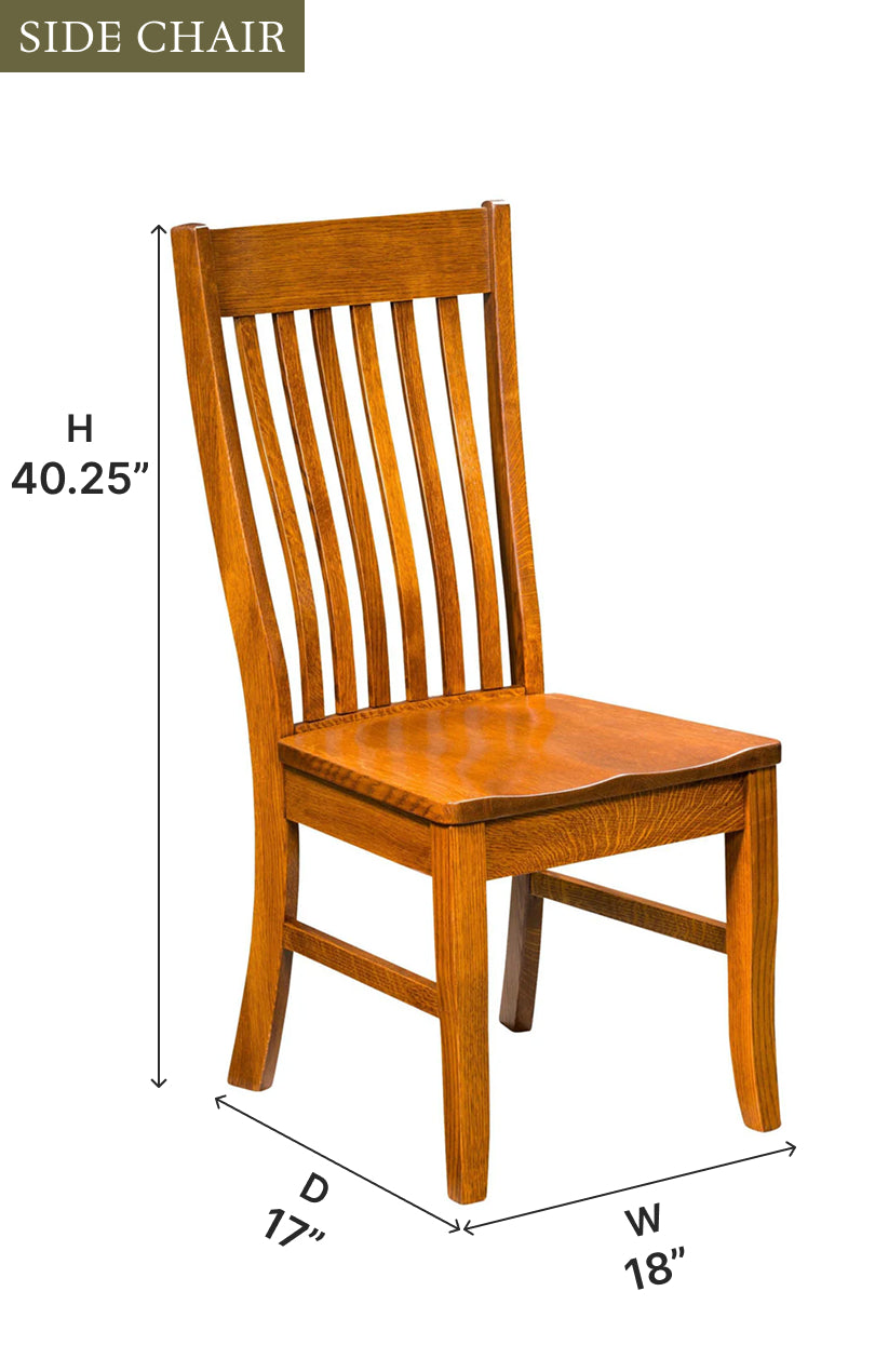 Amish Jansing Dining Chair-Dining Chair-The Amish House
