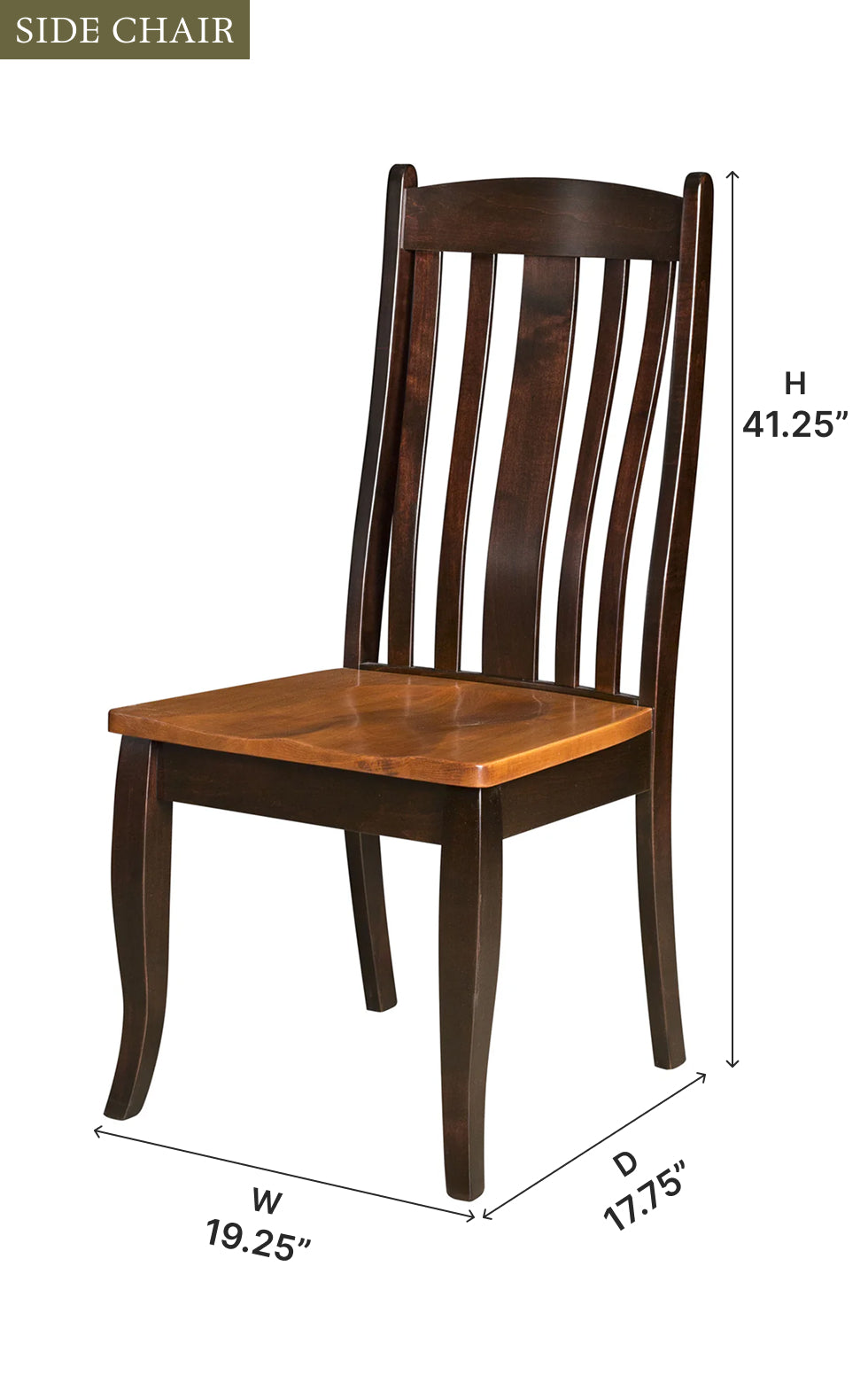 Amish Kensington Dining Chair-Dining Chair-The Amish House