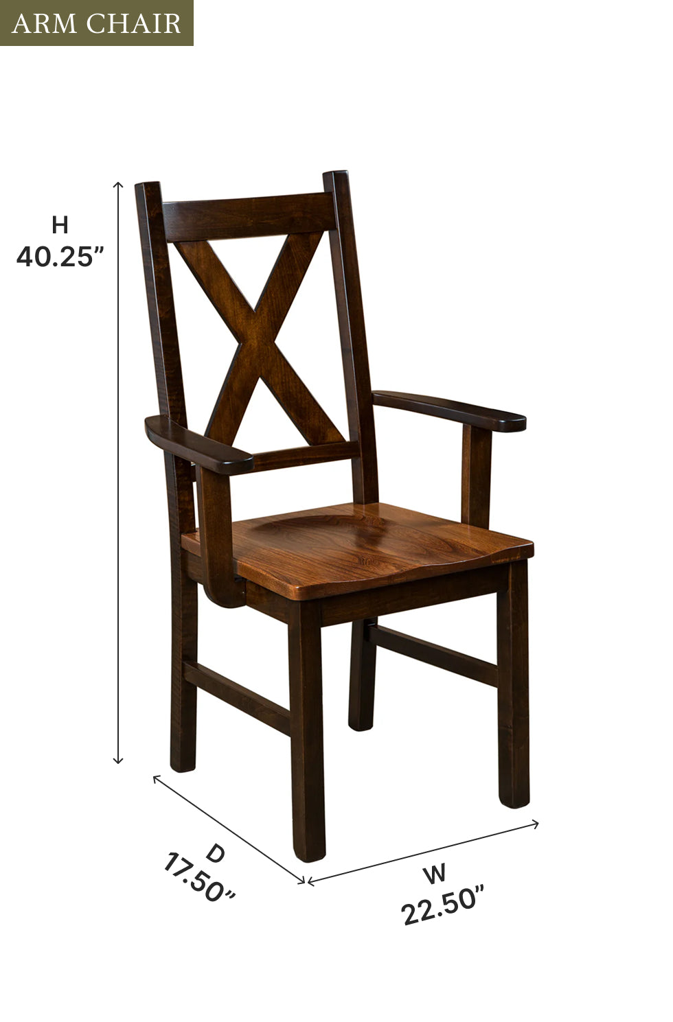 Amish Kenwood Dining Chair-Dining Chair-The Amish House