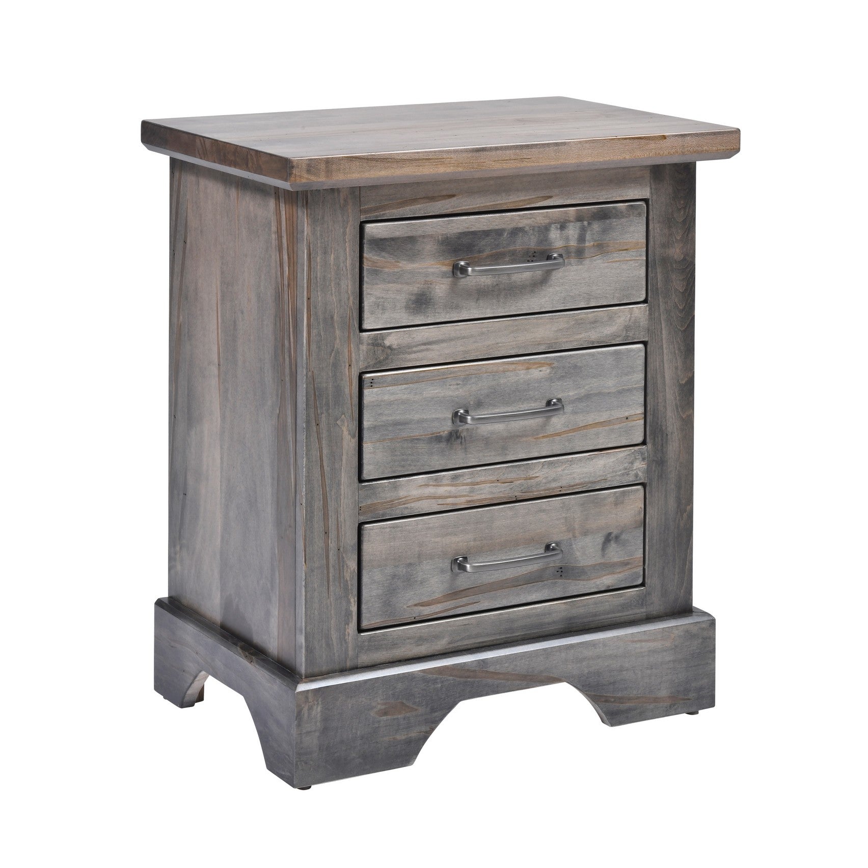 Amish Kimberley Three Drawer Nightstand