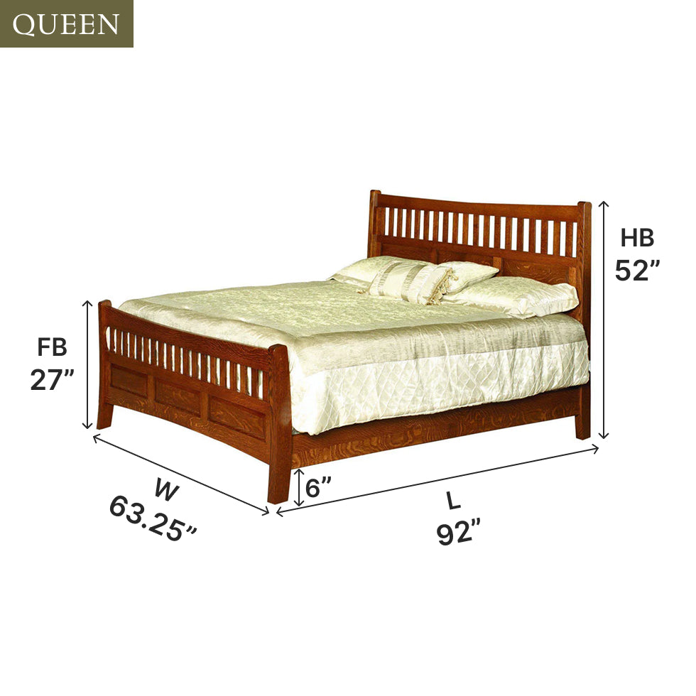 The Amish House Amish Lane Shaker Bed - Thumbnail 5