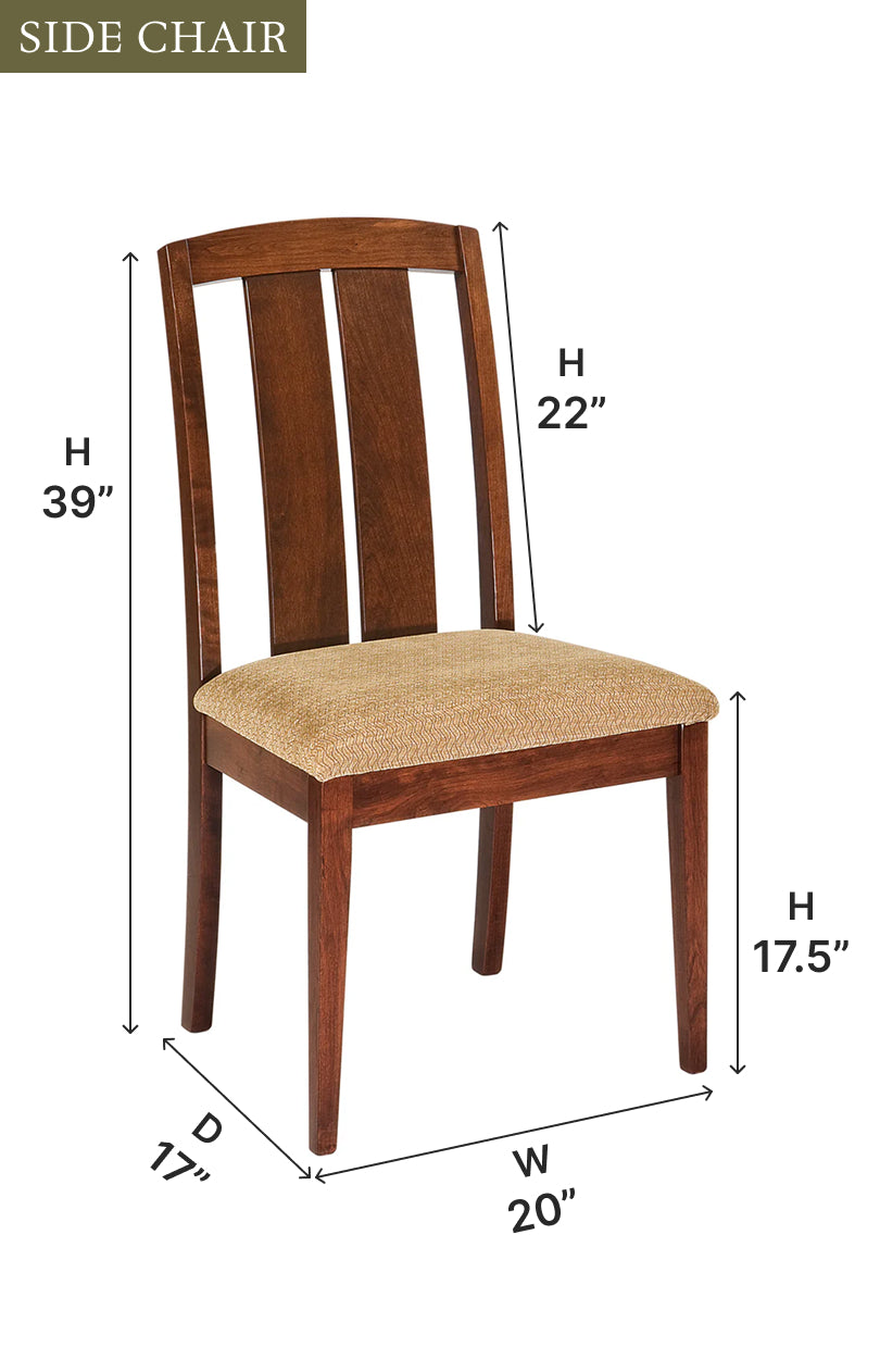 Amish Lexford Dining Chair-Dining Chair-The Amish House