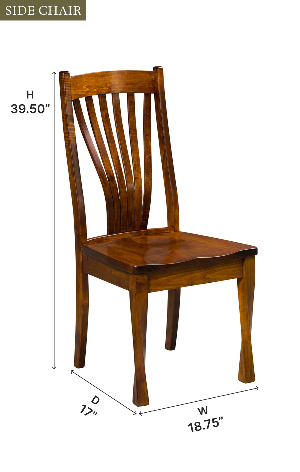 Amish Lexington Dining Chair-Dining Chair-The Amish House
