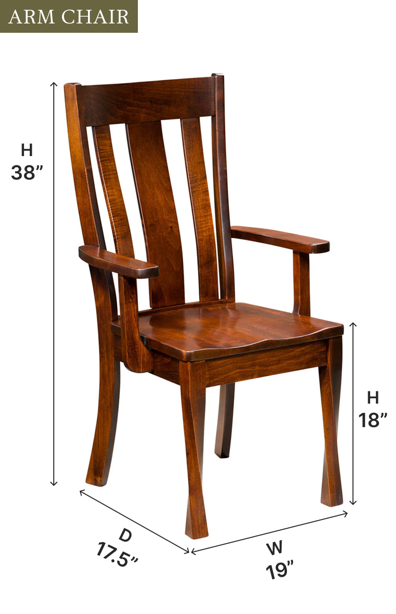 Amish Lexington Twist Chair