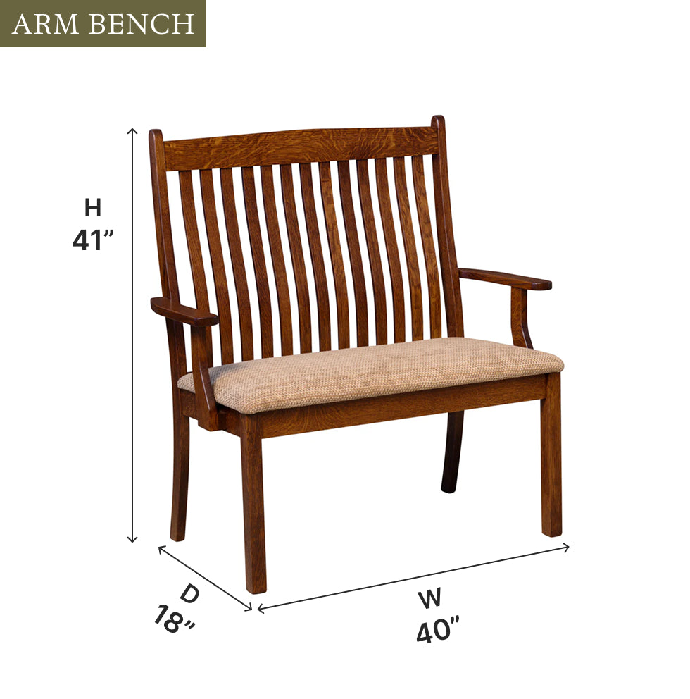 Amish Liberty Bench - Thumbnail 2