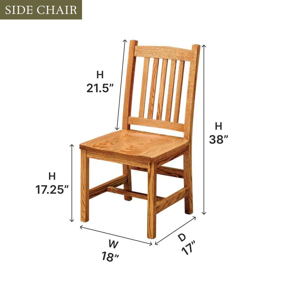 Amish Logan Desk Chair - Thumbnail 5