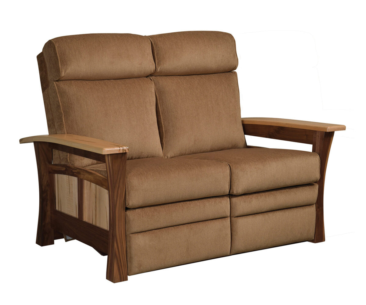 Amish 8675 Shaker Gateway Recliner Love Seat
