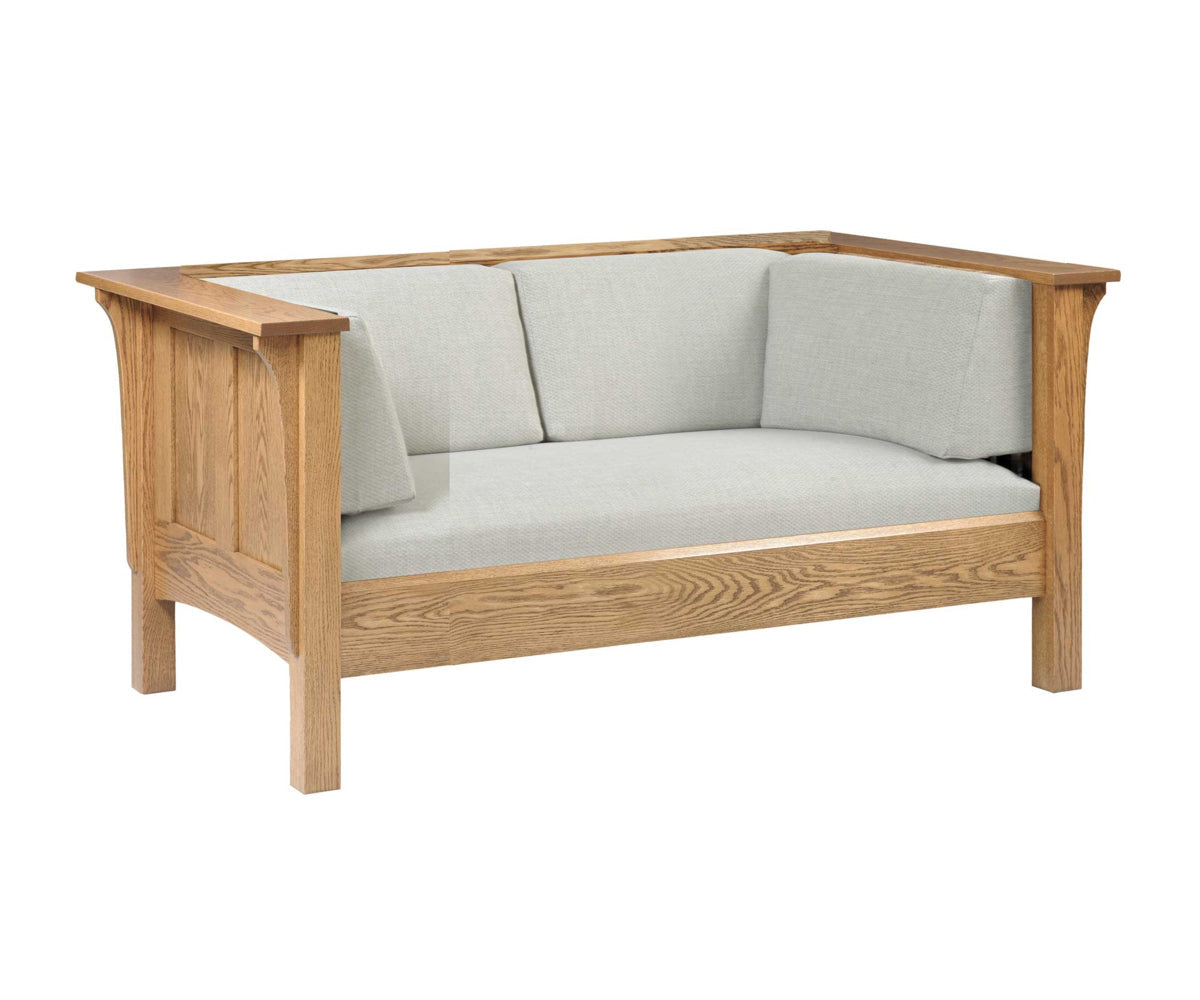 Amish 1600 Series Shaker Love Seat-Love Seat-The Amish House