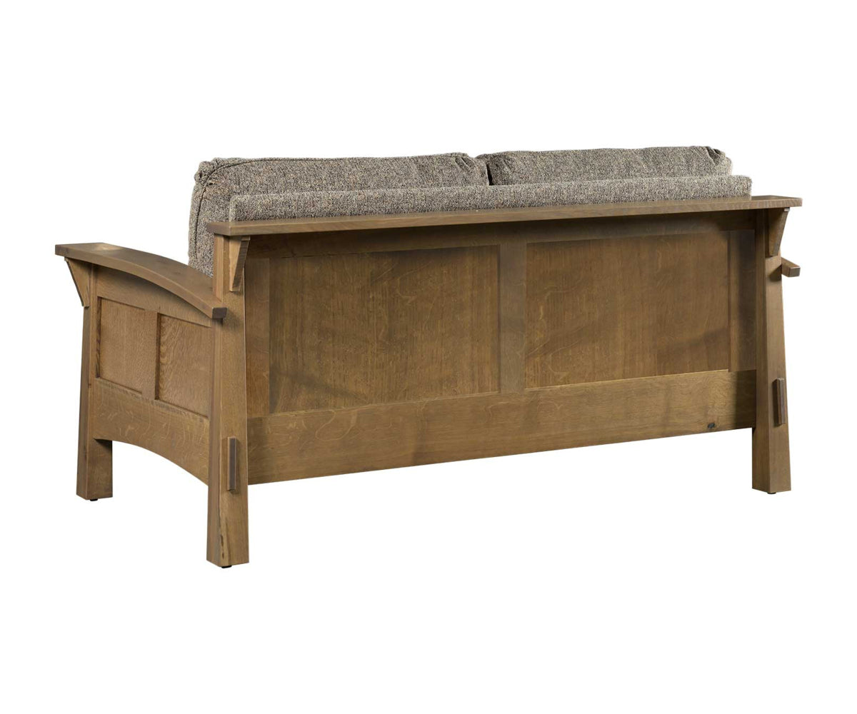 Amish 4675 Series Country Shaker Love Seat with Reversible Cushions