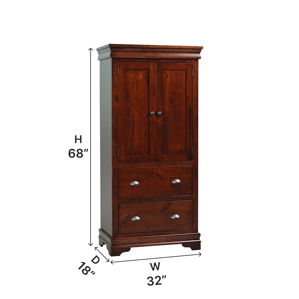 Amish Luxembourg Armoire - Thumbnail 2