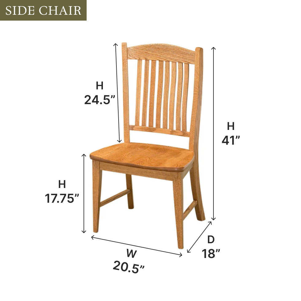 The Amish House Lyndon Side Chair - Thumbnail 3