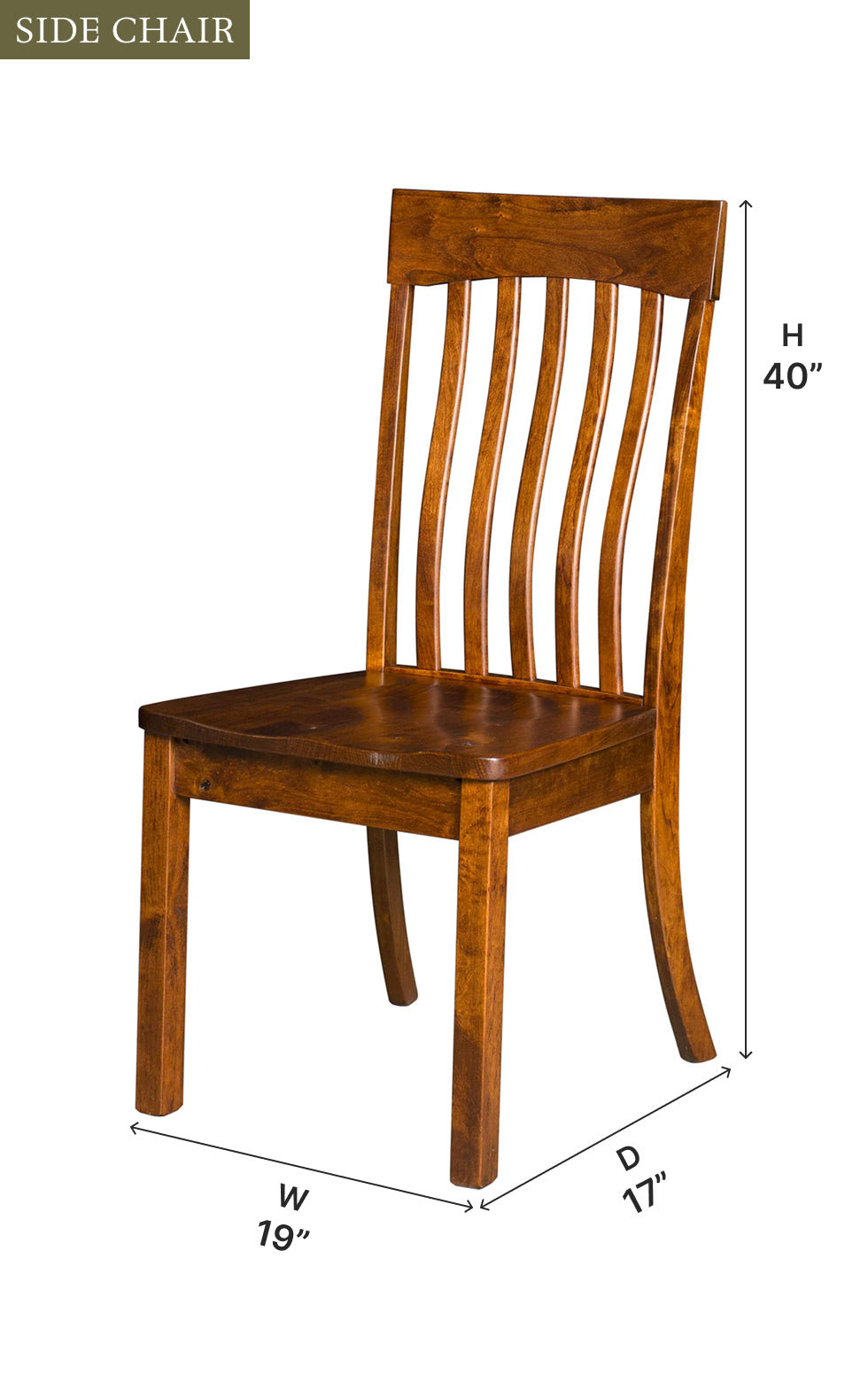 Amish Madison Dining Chair-Dining Chair-The Amish House