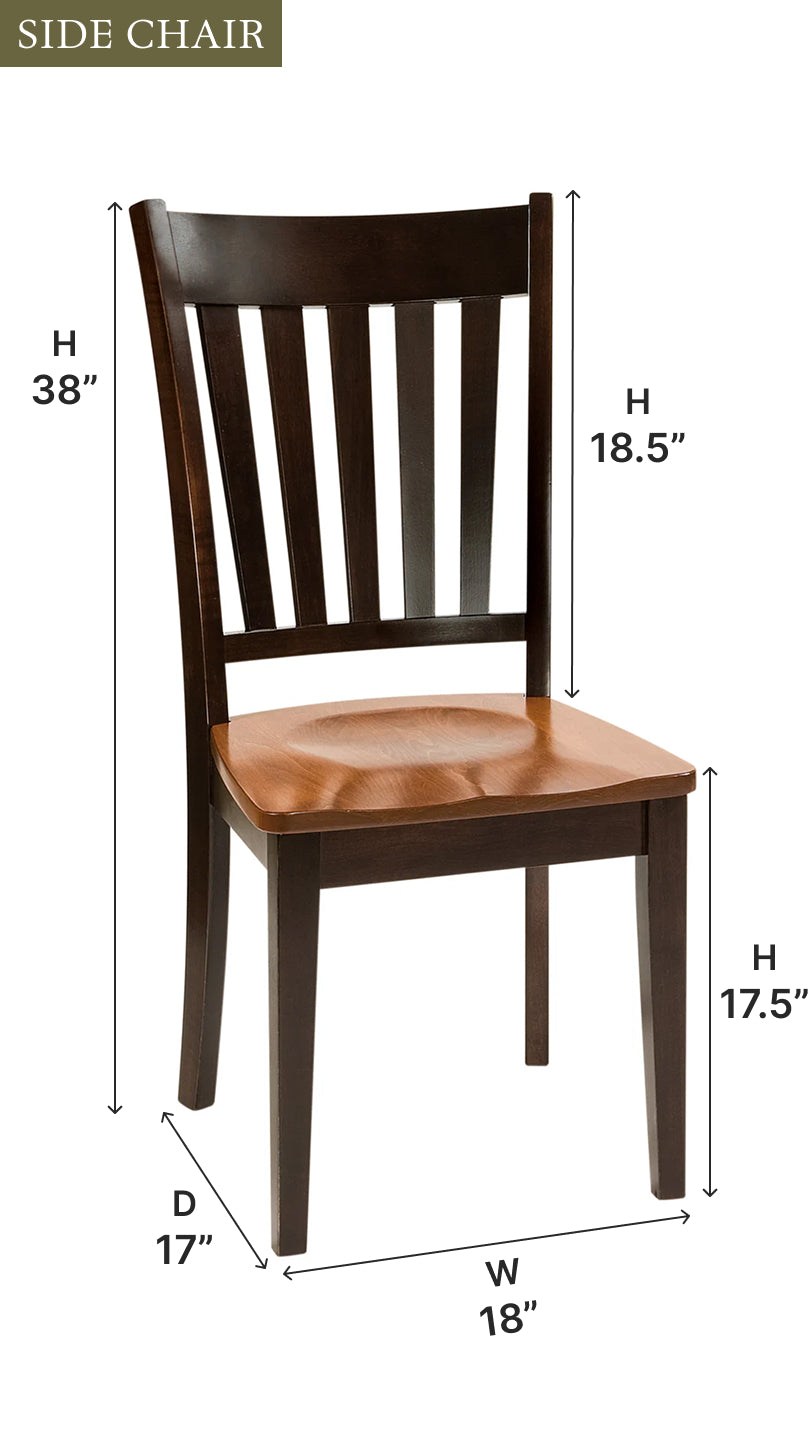 Amish Marbury Essential Dining Chair-Dining Chair-The Amish House