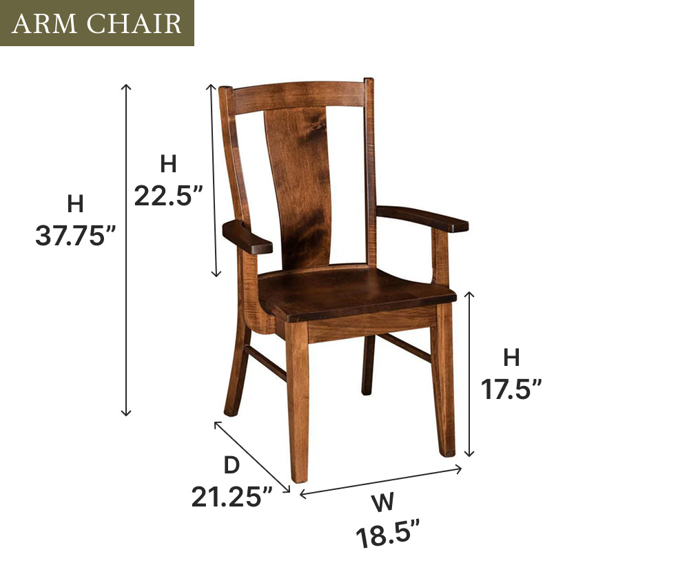 Amish Maverick Chair - Quick Ship