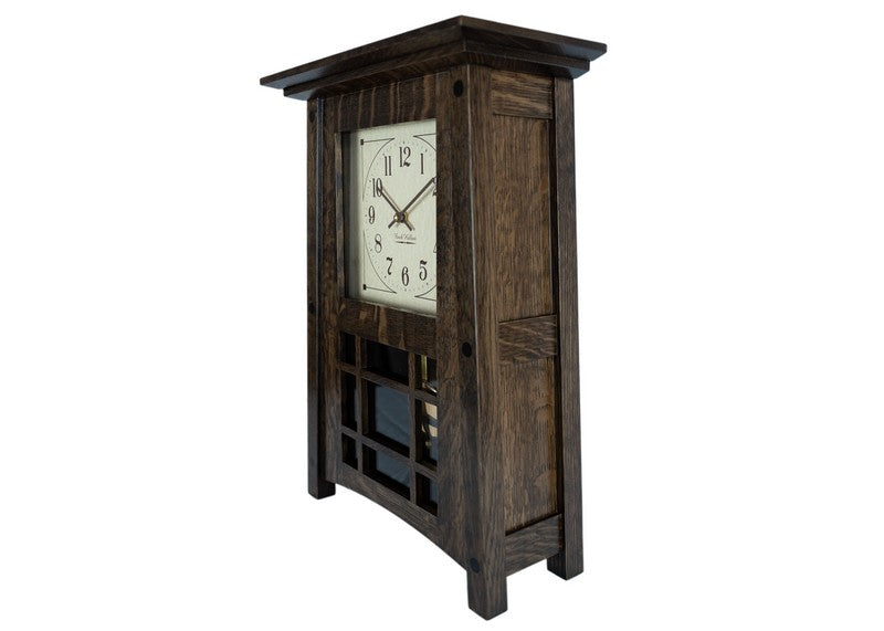 McCoy Mantel Clock in Quartersawn White Oak