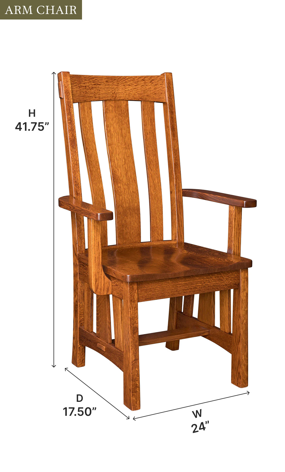 Amish Mccoy Dining Chair - Thumbnail 4