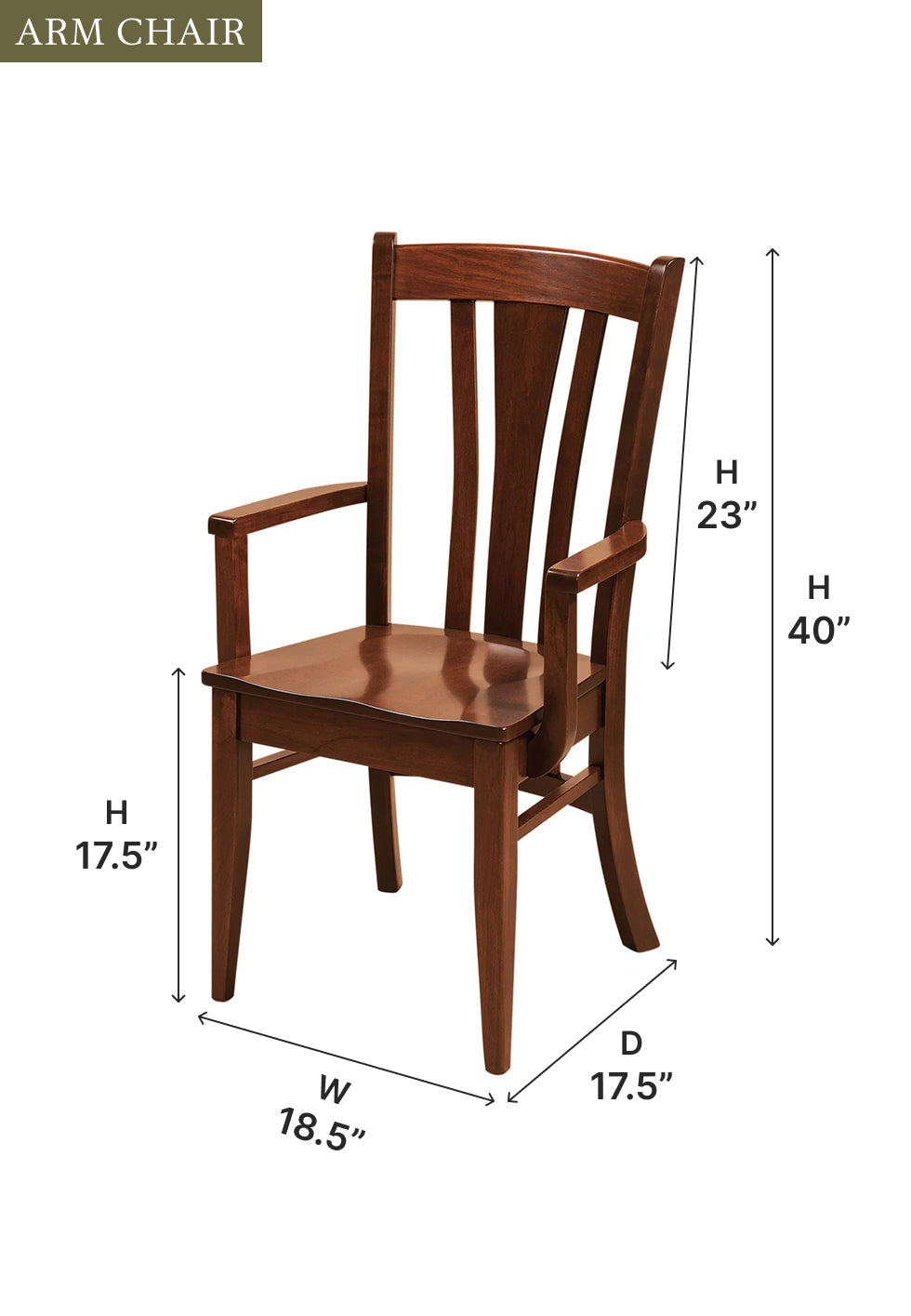 Amish Meridan Chair