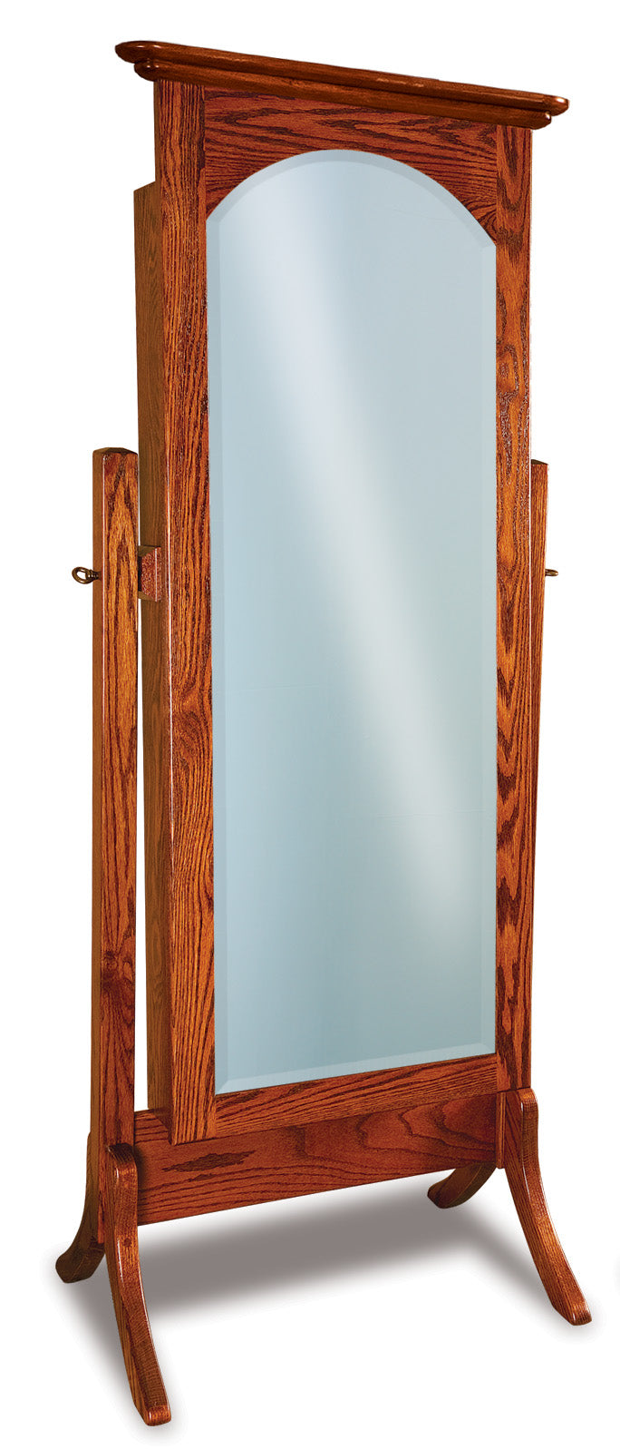 Amish Carlisle Beveled Cheval Mirror