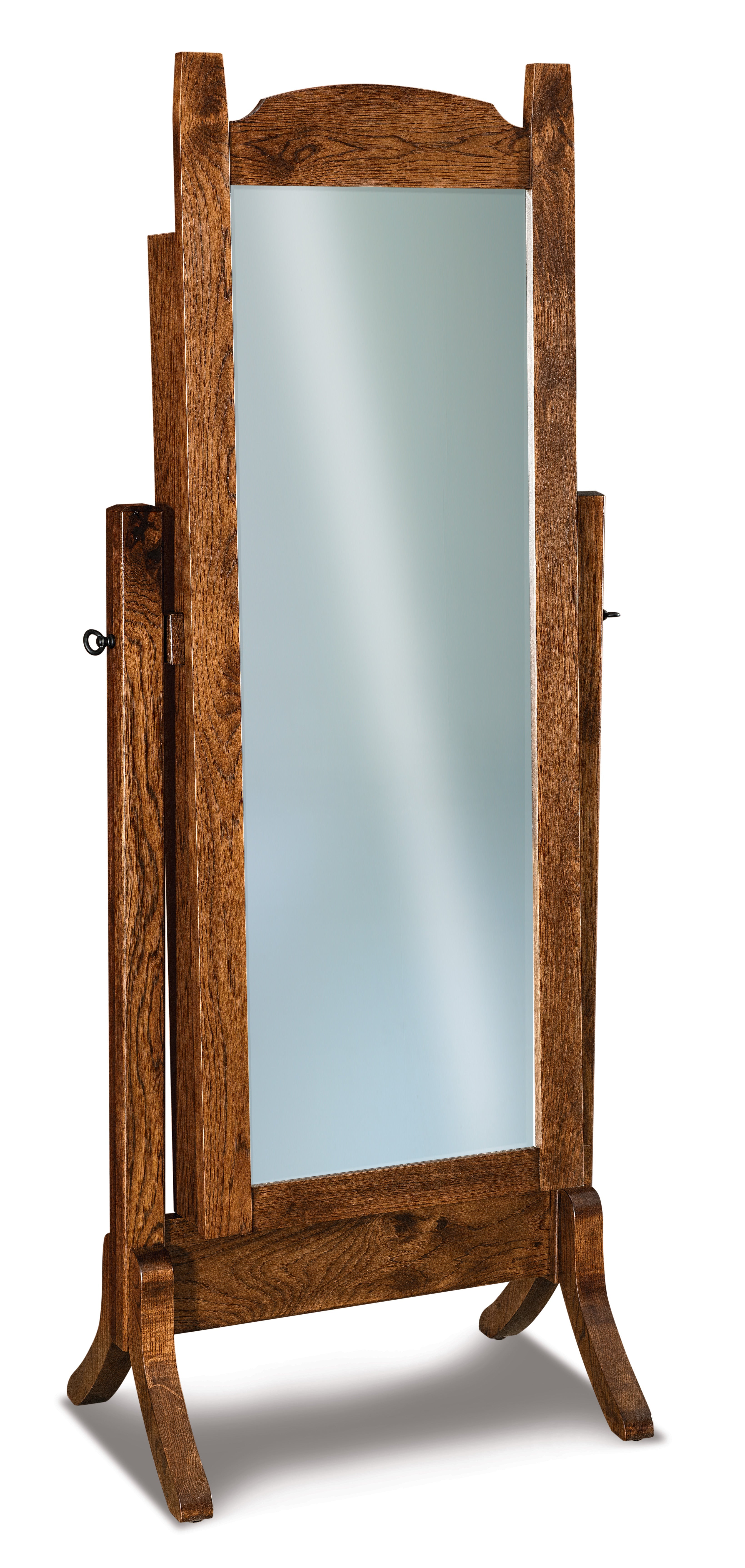 Amish Imperial Beveled Cheval Mirror