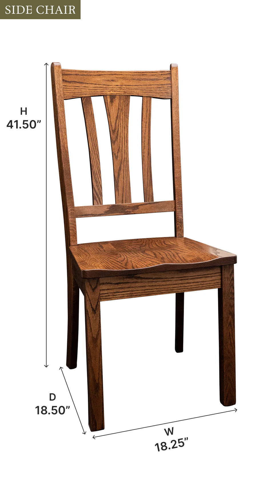 Amish Mondovi Dining Chair-Dining Chair-The Amish House