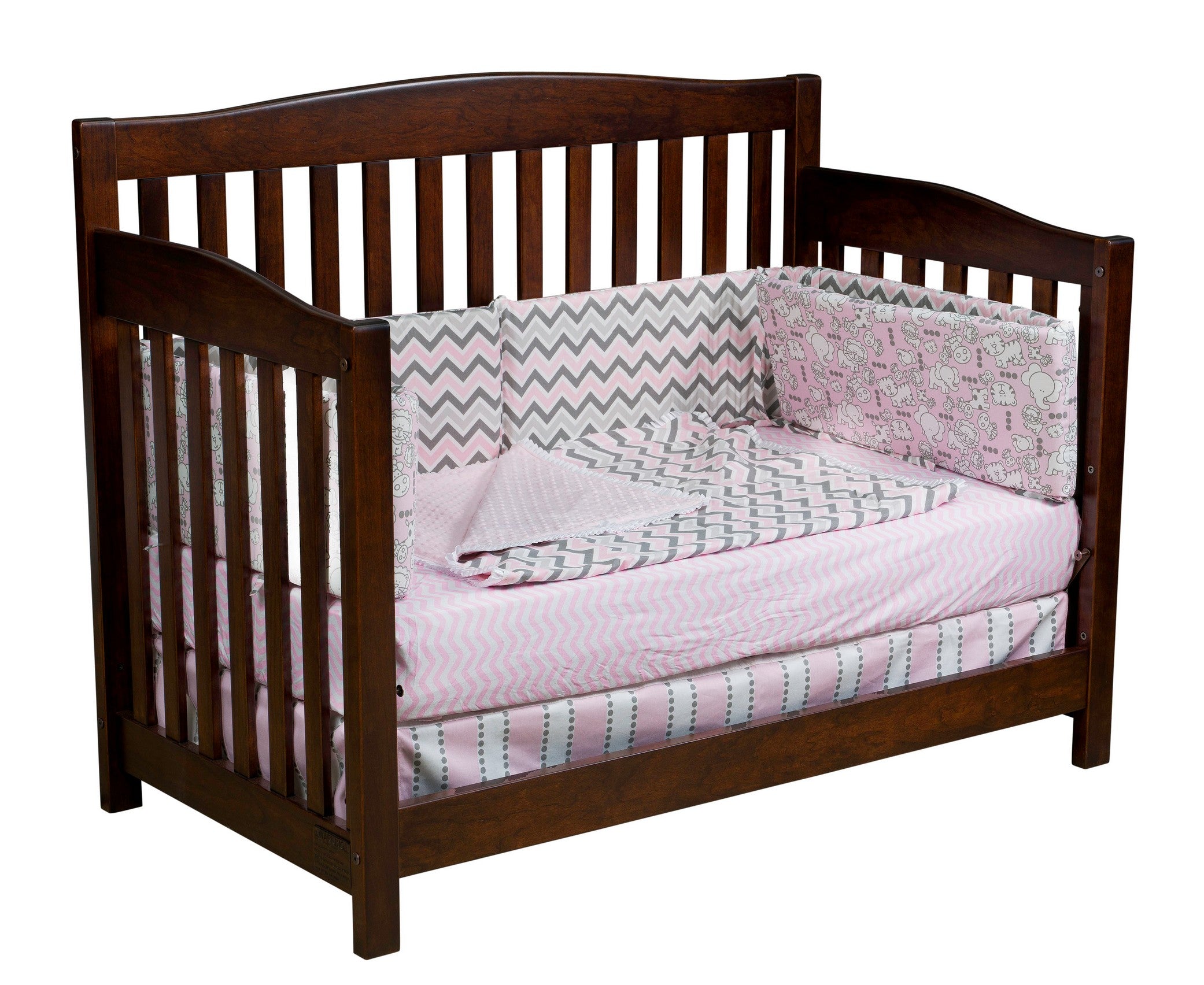monterey toddler bed in sap cherry with rich tobacco stain