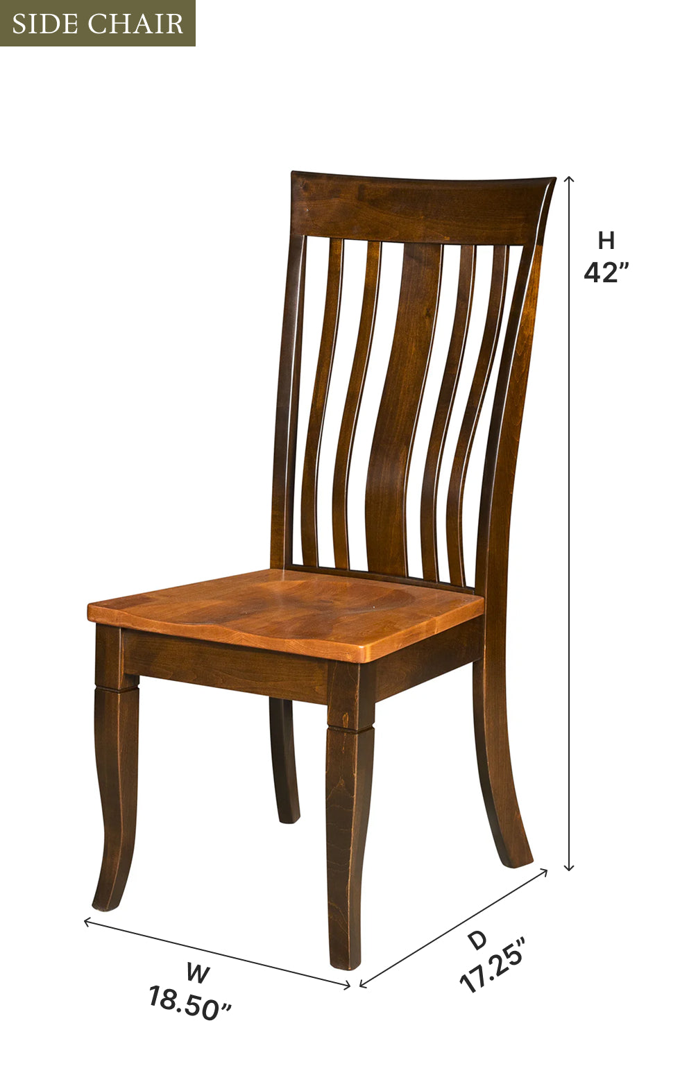 Amish Newbury Dining Chair - Thumbnail 4