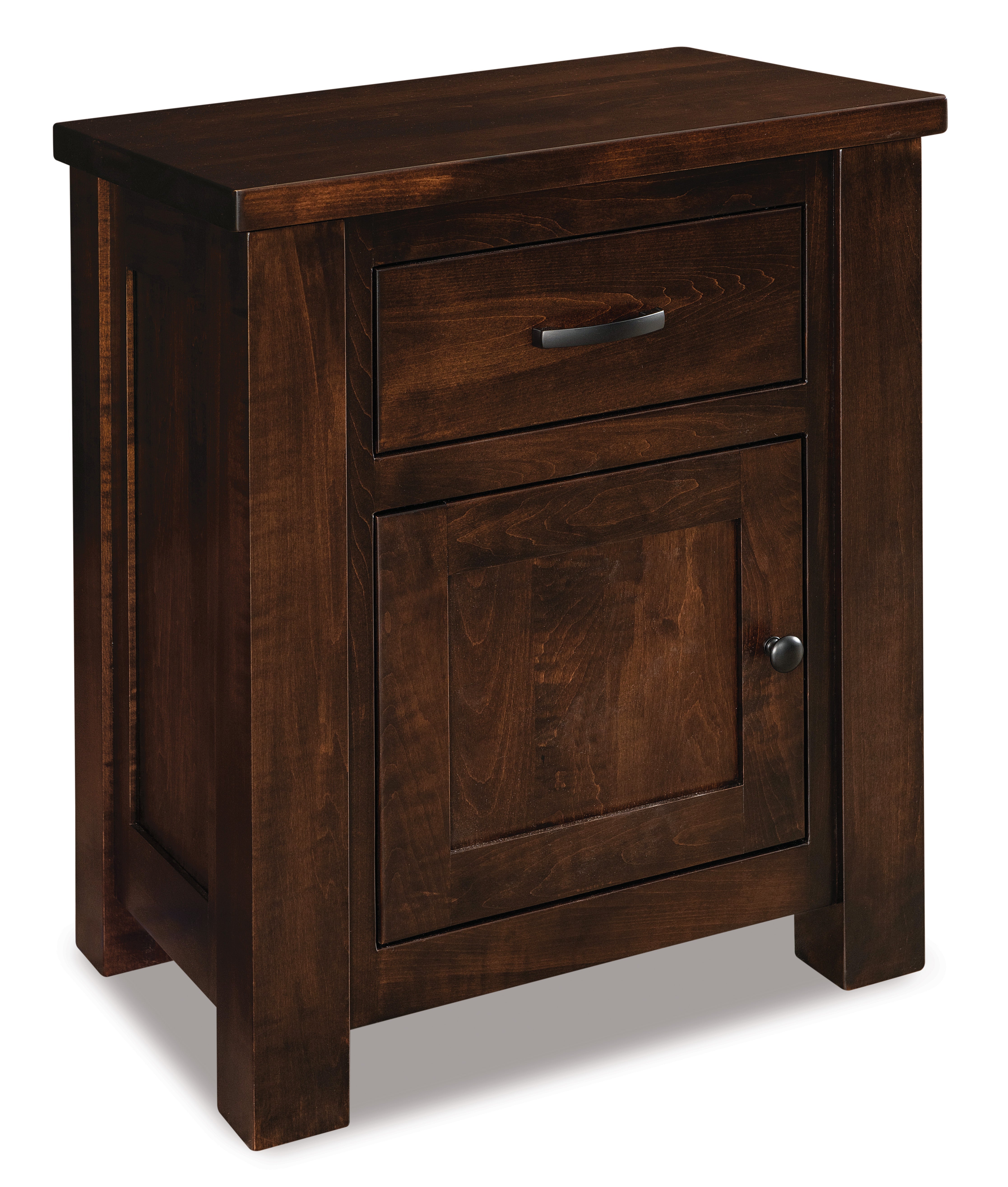 american made amish cottage one drawer one door nightstand