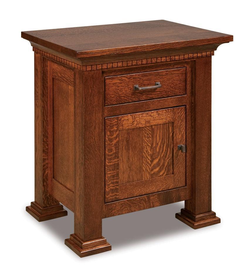 amish empire one drawer one door nightstand