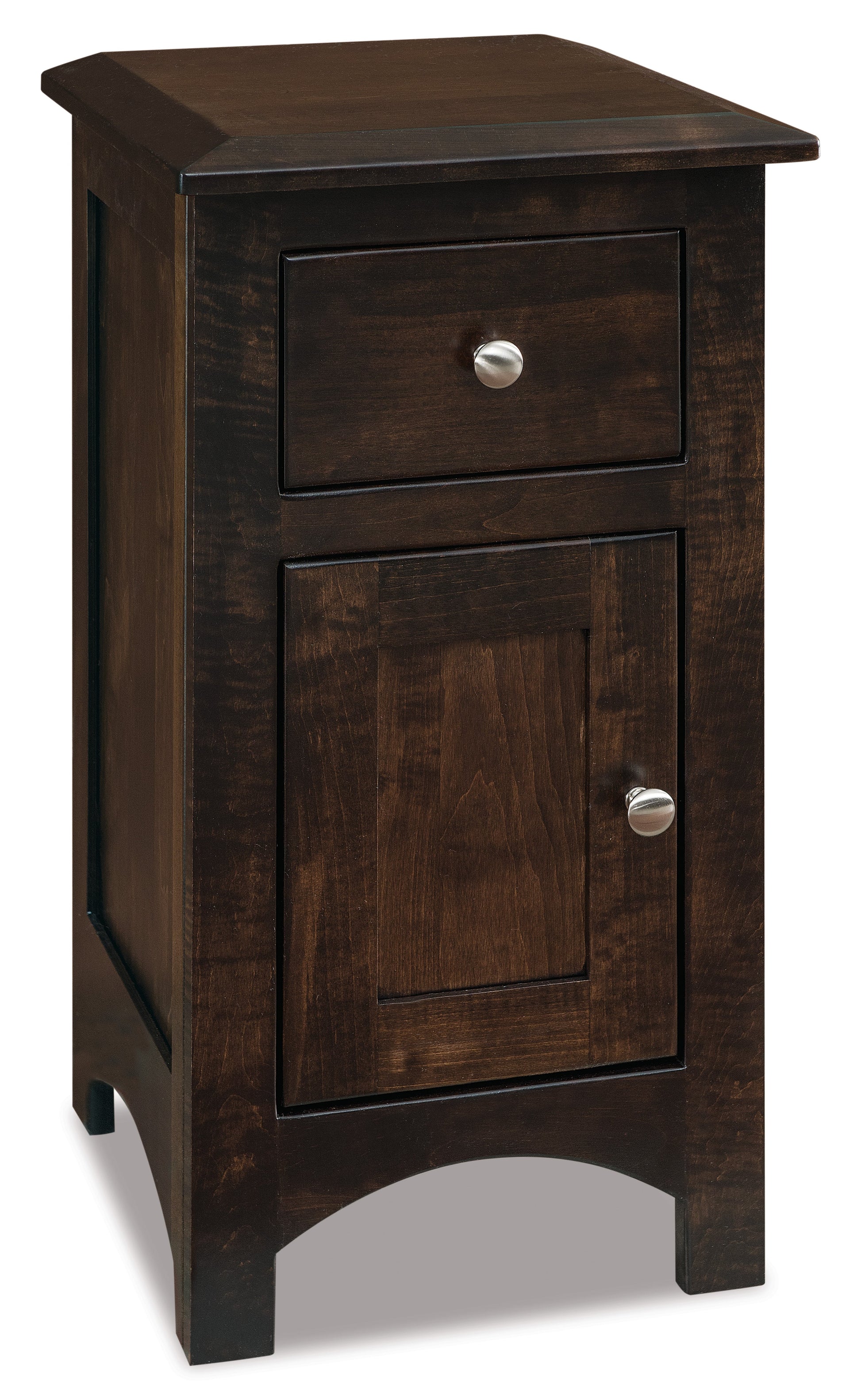 american made amish finland one drawer one door nightstand
