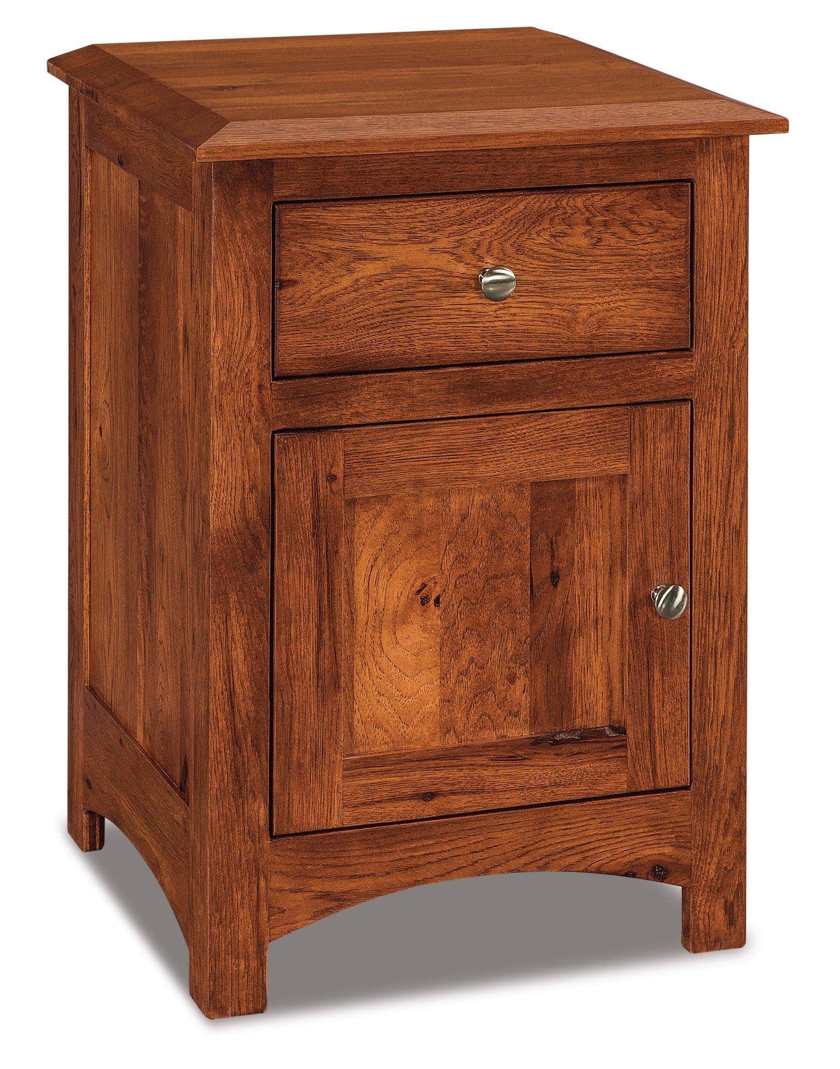 american made amish finland one drawer one door nightstand