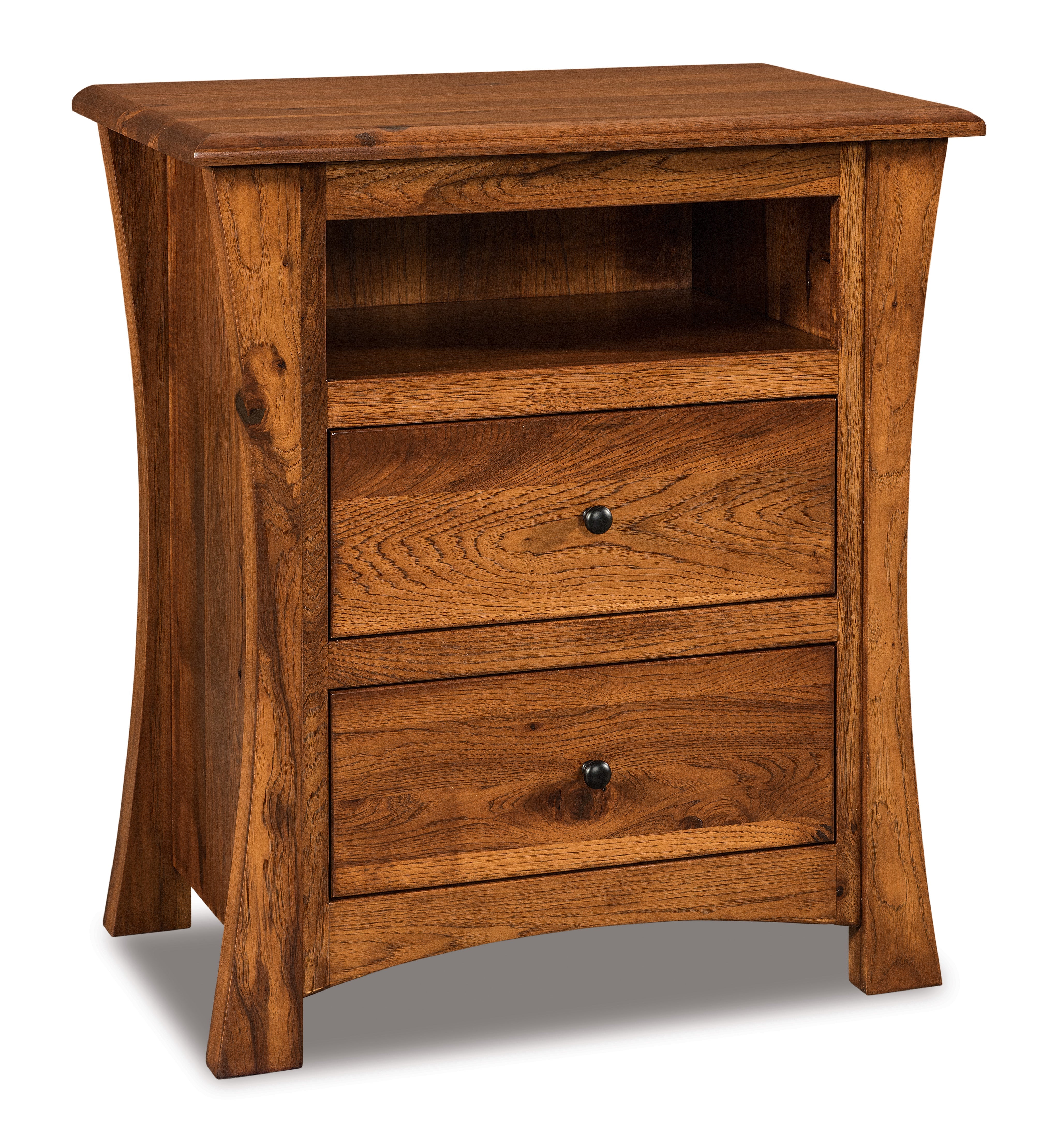 american made amish matison two drawer nightstand