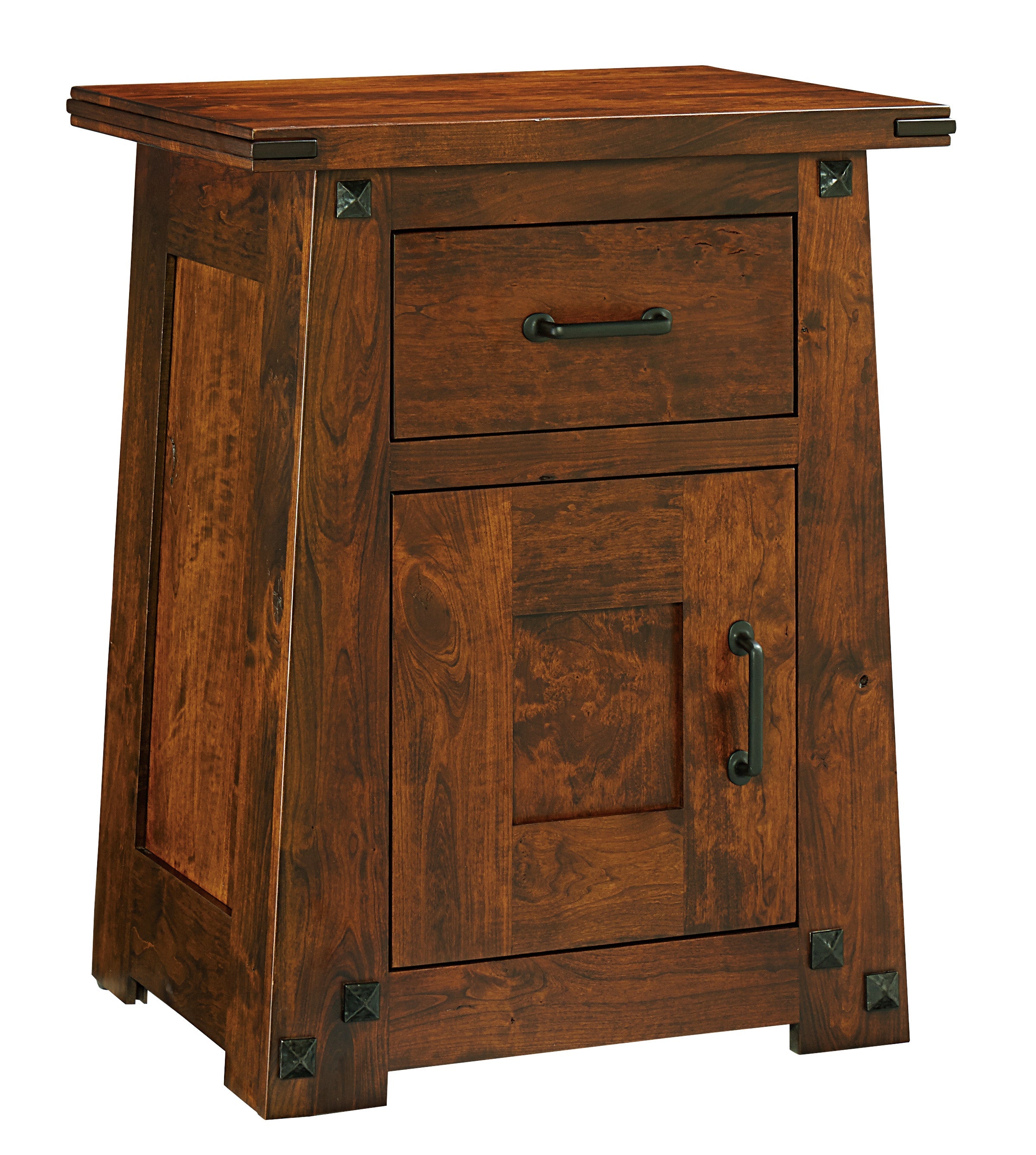 Amish Encada One Drawer One Door Nightstand