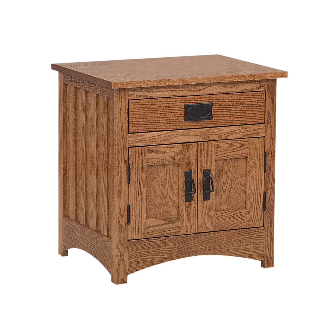 Amish Schwartz Mission One Drawer Nightstand